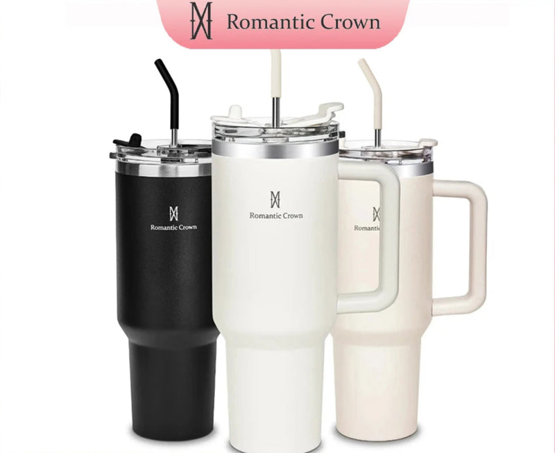 Garrafa/Caneca Térmica - Romantic Crown