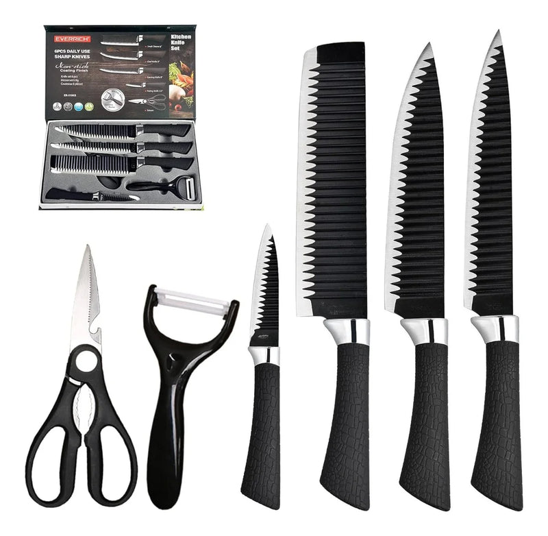 Kit Professional Kitchen Knives - Premium Set-High Quality Knives