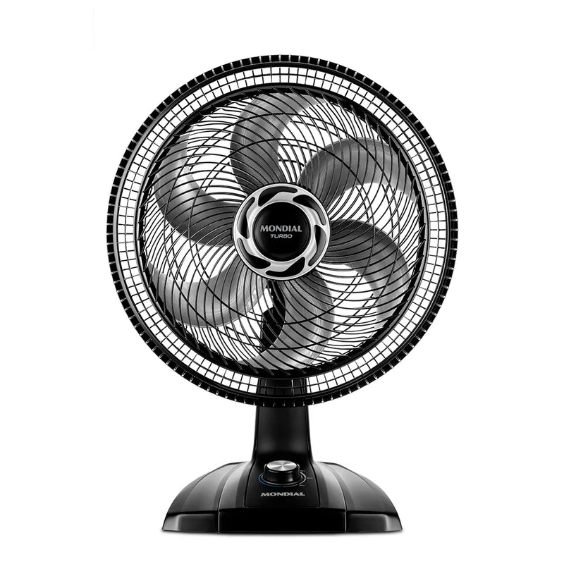 Ventilador de Mesa Mondial Turbo NVT-40-8P-B 40cm 8 Pás 3 Velocidades Preto